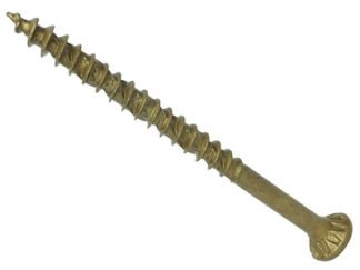 Forgefix ForgeFast TORX® Compatible Decking Screws CSK Tan 4.5x50 T25 Tub 600 (5028485180463) FORDS4550TT