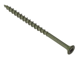 Forgefix Decking Screw Pozi Compatible ST Green Anti-Corrosion 4.5 x 50mm Tub 1000 (5028485023753) FORDS4550T