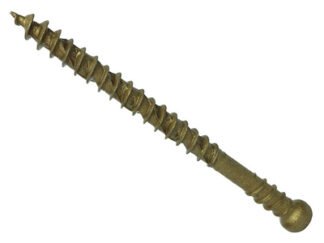 Forgefix ForgeFast TORX® Compatible Decking Screws Reduced Head Tan 4.5x60 T15 Tub 500 (5028485180593) FORDSC4560TT
