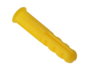 Forgefix Plastic Wall Plug Yellow No.4-6 Box 1000 (5028485500025) FOREXP2