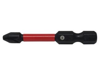 Forgefix ForgeFast Pozidriv Compatible Impact Bit PZ2 x 50mm (Box 5) (5028485219699) FORFFPZ2505