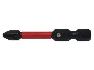 Forgefix ForgeFast Pozidriv Compatible Impact Bit PZ3 x 50mm (Card 2) (5028485219750) FORFFPZ350
