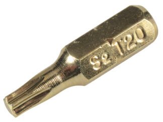 Forgefix TORX® Compatible Bit T20 x 25mm (Pack 10) (5028485155607) FORFM10TX20