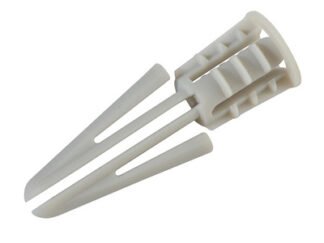 Forgefix Nylon Plasterboard Plugs 4mm ForgePack 25 (5028485177456) FORFPCFN25