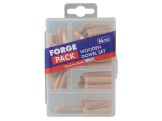 Forgefix Wooden Dowel Kit Forge Pack, 46 Piece (5028485168324) FORFPDOWSET