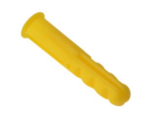 Forgefix Expansion Wall Plugs Plastic Yellow 4-6 ForgePack 60 (5028485187592) FORFPEXP2