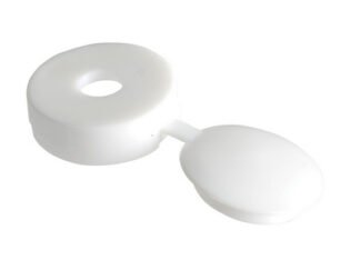 Forgefix Hinged Cover Cap White No. 6-8 Bag 100 (5028485168164) FORHCC0M