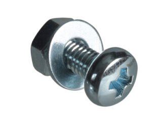 Forgefix Machine Screw Pozi Compatible Pan Head ZP M3 x 8mm Forge Pack 30 (5028485166894) FORFPMSPH38