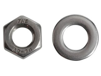 Forgefix Hexagonal Nuts & Washers A2 Stainless Steel M8 ForgePack 12 (5028485167723) FORFPNUT8SS