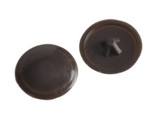 Forgefix Pozi Compatible Cover Cap Dark Brown No.6-8 Forge Pack 50 (5028485168140) FORFPPCC1