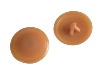 Forgefix Pozi Compatible Cover Cap Light Brown No.6-8 Forge Pack 50 (5028485168188) FORFPPCC4