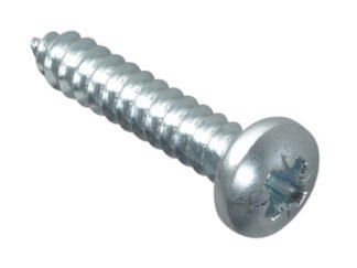 Forgefix Self-Tapping Screw Pozi Compatible Pan Head ZP 1in x 10 ForgePack 15 (5028485166856) FORFPS110Z