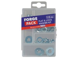 Forgefix Flat & Lock Washer Kit, 112 Piece (5028485168300) FORFPWASSET