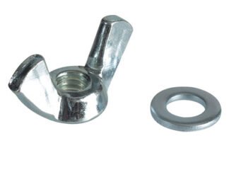 Forgefix Wing Nut & Washers ZP M6 Forge Pack 10 (5028485167808) FORFPWING6
