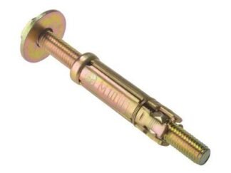 Forgefix Masonry Anchor Bolt Loose ZYP M10 x 75mm Bag 5 (5028485063100) FORLB1075G