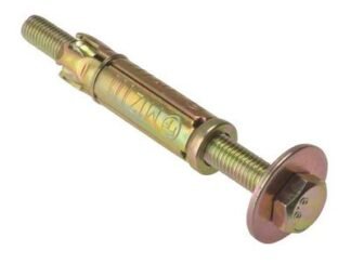Forgefix Masonry Anchor Bolt Loose ZYP M12 x 60mm Bag 5 (5028485026686) FORLB1260M