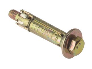 Forgefix Masonry Anchor Bolt Loose ZYP M6 x 10mm Bag 10 (5028485970637) FORLB610M