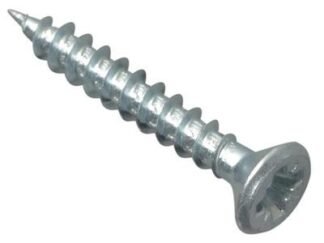 Forgefix Multi-Purpose Pozi Compatible Screw CSK ST ZP 3.5 x 30mm Box 200 (5028485036074) FORMPS3530ZP