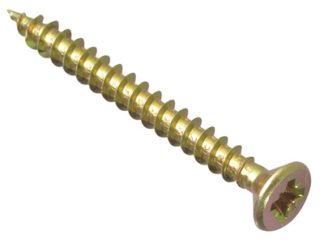 Forgefix Multi-Purpose Pozi Compatible Screw CSK ST ZYP 4.0 x 40mm Box 200 (5028485992431) FORMPS440Y