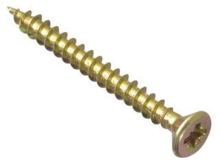 Forgefix Multi-Purpose Pozi Compatible Screw CSK ST ZYP 4.5 x 45mm Box 200 (5028485992677) FORMPS4545Y