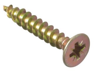 Forgefix Multi-Purpose Pozi Compatible Screw CSK ST ZYP 5.0 x 25mm Box 200 (5028485992738) FORMPS525Y