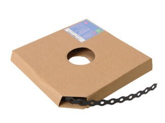 Forgefix Black Plastic Coated Pre-Galvanised Band 17mm x 0.8 x 10m Box 1 (5028485034018) FORPCBB17