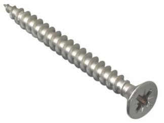 Forgefix Multi-Purpose Pozi Compatible Screw CSK ST S/Steel 5.0 x 50mm Box 200 (5028485013327) FORPOZI550S