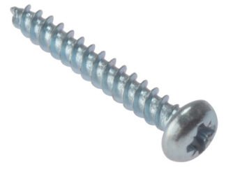 Forgefix General Purpose Pozi Compatible Screw Round Head TT ZP 5/8in x 8 Box 200 (5028485019947) FORRH588ZP
