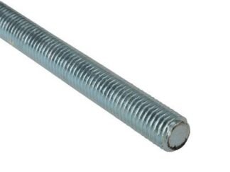 Forgefix Threaded Rod Zinc Plated M8 x 1m Single (5028485238904) FORROD8N