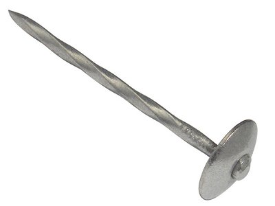 Forgefix Spring Head Nail Galvanised 65mm (500g Bag) (5028485154150) FORSH65B500