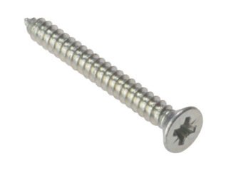 Forgefix Self-Tapping Screw Pozi Compatible CSK ZP 3/4in x 8 Box 200 (5028485754817) FORSTCK348Z