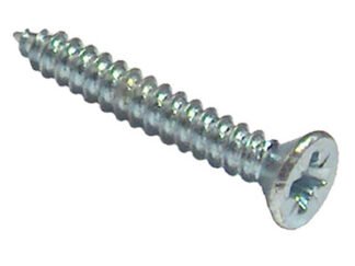 Forgefix Self-Tapping Screw Pozi Compatible CSK ZP 1/2in x 4 Box 200 (5028485257073) FORSTCK124Z