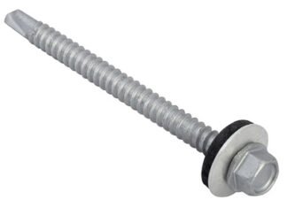 Forgefix TechFast Hex Head Roofing Screw Self-Drill Light Section 5.5 x 70mm Pack 50 (5028485100386) FORTFHL5570