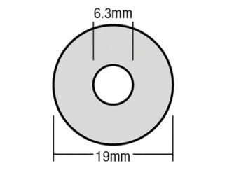 Forgefix TechFast Bonded EPDM Washer 5.5 x 16mm Box 100 (5028485190776) FORTFW1655