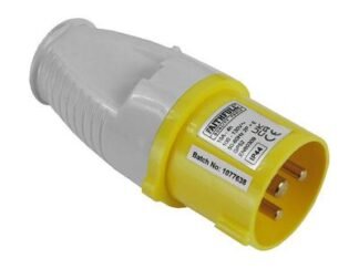 Faithfull Yellow Plug 16A 110V (5023969222004) FPPPLUG110
