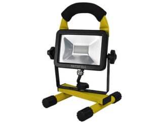 Faithfull SMD LED Pod Site Flood Light 10W 900 Lumens 240V (5023969315355) FPPSL10F