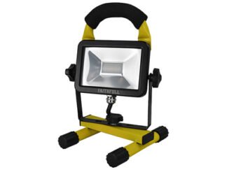 Faithfull SMD LED Pod Site Flood Light 10W 900 Lumens 110V (5023969315362) FPPSL10FL