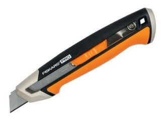 Fiskars CarbonMax Snap-off Knife 18mm (6411501701459) FSK1027227 *Restrictions - See Description*