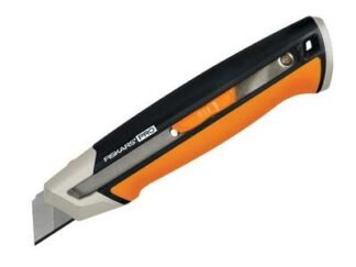 Fiskars CarbonMax Snap-off Knife 25mm (6411501701466) FSK1027228 *Restrictions - See Description*