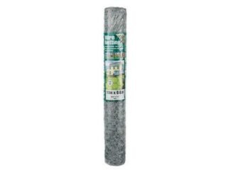 Gardman Galvanised Wire Netting 25mm² Hexagon, 10 x 0.6m (5024160500403) GDM50040