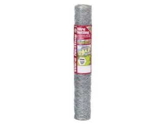 Gardman Galvanised Wire Netting 50mm² Hexagon, 10 x 0.6m (5024160500458) GDM50045