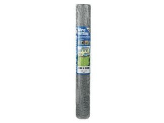Gardman Galvanised Wire Netting 13mm² Hexagon, 10 x 0.9m (5024160500502) GDM50050