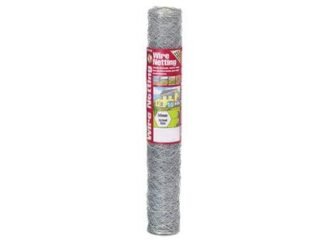 Gardman Galvanised Wire Netting 50mm² Hexagon, 10 x 0.9m (5024160500601) GDM50060
