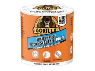 Gorilla Glue Gorilla® Waterproof Patch & Seal Tape 100mm x 3m White (5704947010645) GRGPSTW3