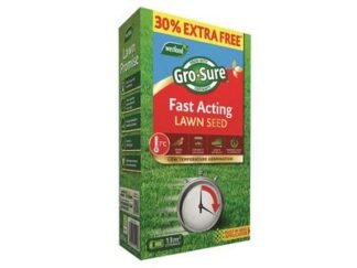 Gro-Sure Fast Acting Lawn Seed 10m² + 30% Free (5023377011290) GRO20500299