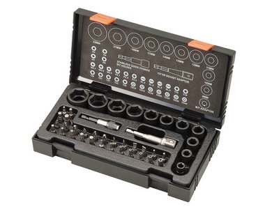 Hikoki Metric 1/2in Drive Impact Socket & Bit Set, 41 Piece (8717154654158) HIK752500