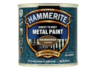Hammerite Direct to Rust Hammered Finish Metal Paint Copper 250ml (5011867217017) HMMHFCO250