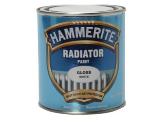 Hammerite Radiator Paint Gloss White 500ml (5011867018294) HMMREG500