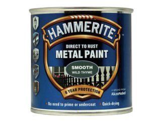 Hammerite Direct to Rust Smooth Finish Metal Paint Wild Thyme 250ml (5010212562192) HMMSFWT250