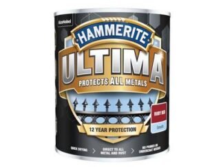 Hammerite Ultima Metal Paint Smooth Ruby Red 750ml (5010212651902) HMMUMSRR750